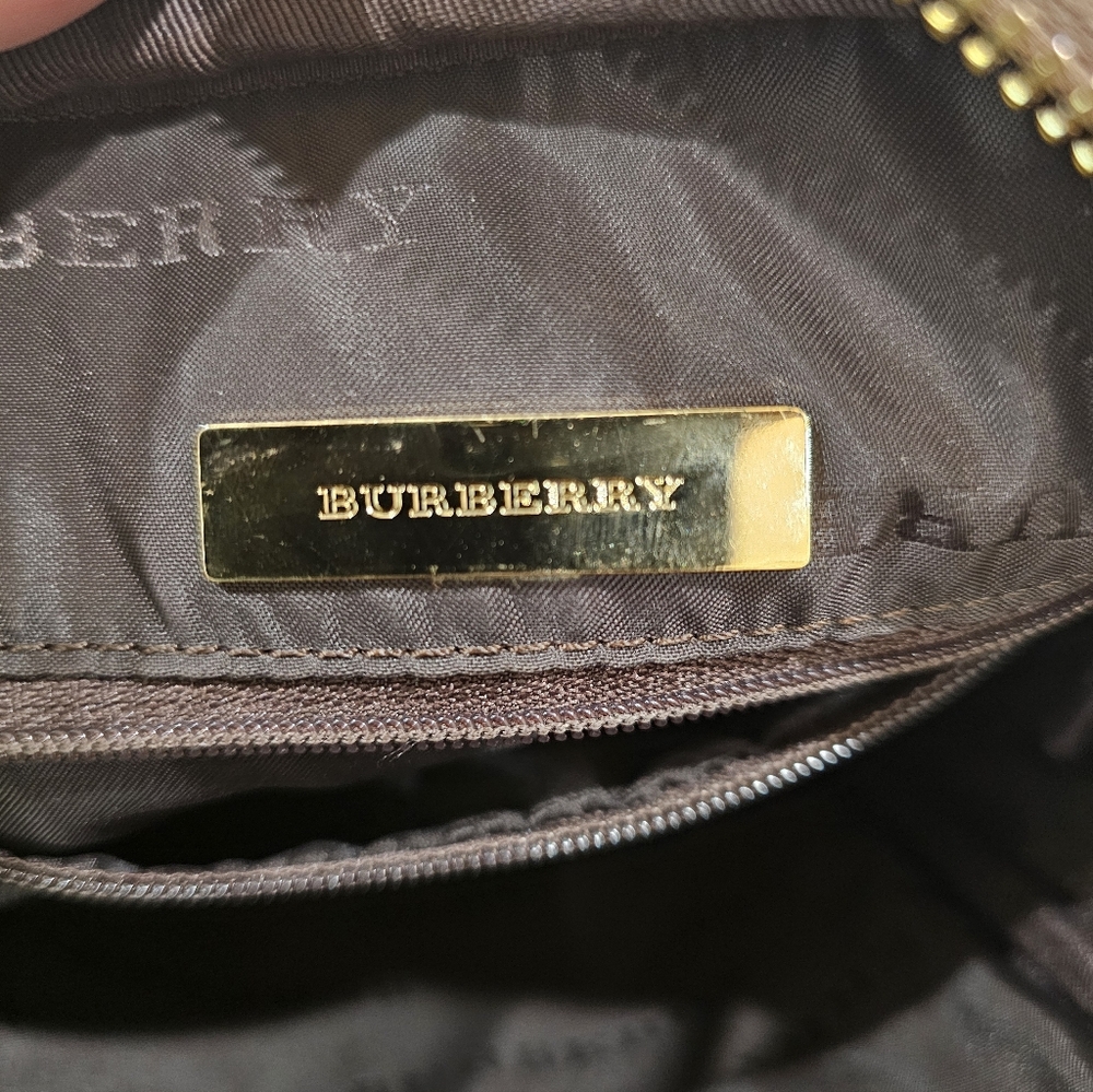 Burberry Vintage Haymarket Crossbody Bag With COA And Dustbag - Picture 14 of 16